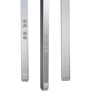 Middle Atlantic Tele-power Express Pole (2)5FT WH - 25DTP-E10WH