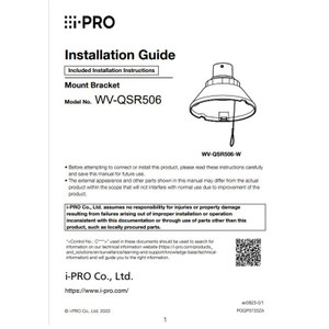 i-PRO WV-QSR506S-W - i-PRO WV-QSR506S-W 4-Screw Mount Bracket White (view 3)