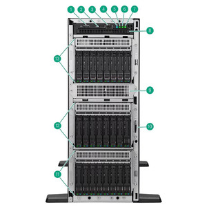 HPE Proliant ML350 GEN11 4LFF Sas/sata Basic Drive Cage KIT - P47216-B21