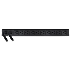 APC Netshelter Rack Automatic Transfer Switch, 1U, 15A, 100/120V, 5-15 IN, 10 5-