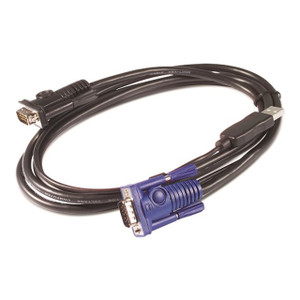 APC by Schneider Electric Keyboard / Video / Mouse (kvm) Cable - 15 PIN HD D-sub
