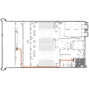 HPE DL360 G11 8SFF X4 U.3 TM BP KIT - P48896-B21