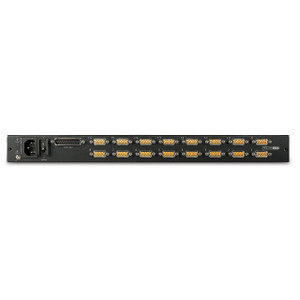 APC by Schneider Electric 17 Rack LCD Console with Integrated 16 Port Analog KVM