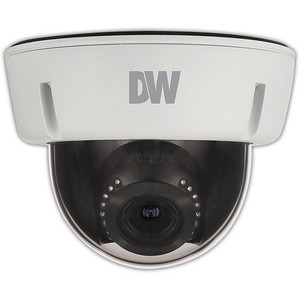 Digital Watchdog DWC-V6563WTIR 5MP PTZ dome IR camera with white housing and mounting bracket