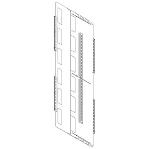 Vertiv 84 in H Adjustable Depth Baffle 24-36 in - 4PBK24-36