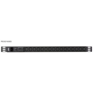 ATEN 16-OUTLET 0U 20A Basic PDU With Surge Protection, (100-240V) With NEMA L6-20 POW