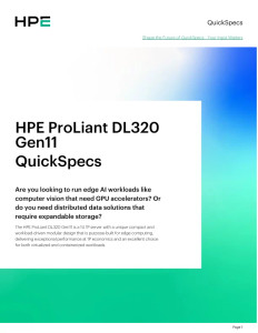 HPE DL320 G11 2SFF X4 Tri-mode U.3 KIT - P52751-B21