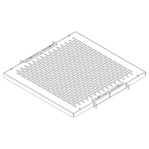 Vertiv Stationary Shelf 1U 28IN D 300 LB CAP - 7206-FR-A28HD