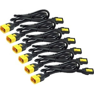 APC by Schneider Electric Power Cord KIT (6 Ea), Locking, C13 TO C14, 1.8M