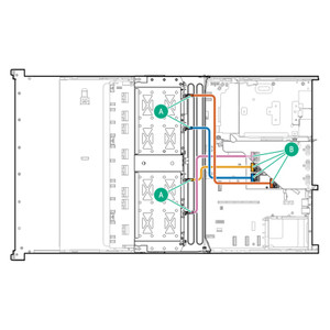 HPE DL325 G11 8SFF X4NVME U.2 BC BP KIT - P55001-B21