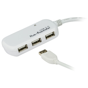 ATEN 4PORT USB 2.0 HUB With Builtin 39FT. - UE2120H