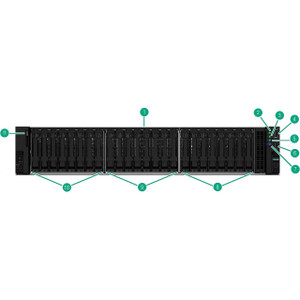 HPE DL385 G11 8SFF TM U.3 X1 MID BP KIT - P55086-B21