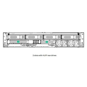 HPE DL345 G11 36EDSFF X2 NVME Direct KIT - P55090-B21