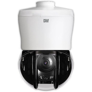 Digital Watchdog DWC-MPTZ230XTW PTZ security camera detail showing lens and IR dome