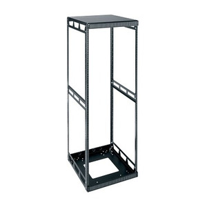 Middle Atlantic Slim 5 Series Rack 29 RU 26in. D Black powder coat finish
