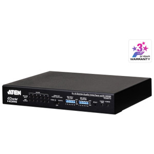 ATEN 6 X 6 Dante Audio Interface With HDMI - VE66DTH
