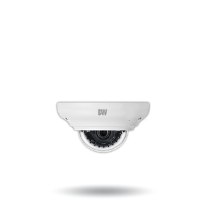 DWC-MPV72Wi4ATW infrared dome security camera mounted on exterior wall