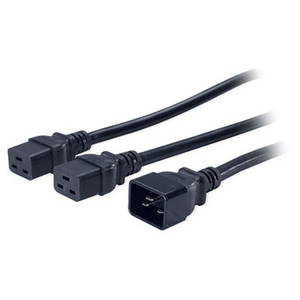 APC by Schneider Electric Power Cord Splitter, C20 TO (2)C19, 1.8M