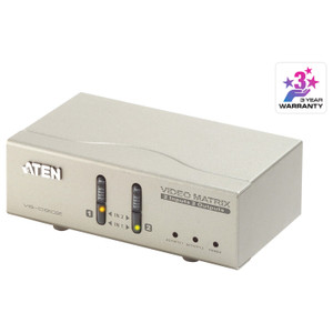ATEN VS0202 - Video/audio Switch - Ports Qty: 4 - External