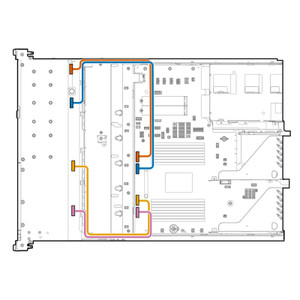 HPE DL320 GEN11 2XMR416I-P 8SFF CBL KIT - P66963-B21