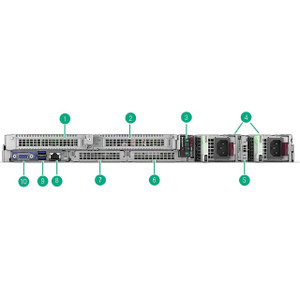 HPE DL3XX G12 1U 4EDSFF NVME Stck BP KIT - P72221-B21