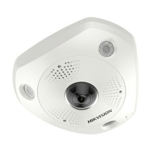 Hikvision DS-2CD63C5G0-IVS 12MP DeepinView AI Fisheye WDR PoE IR Indoor/Outdoor IP Camera
