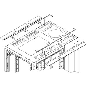 Vertiv Brush and Edge Grommets for 48 in D ES - BGT-48