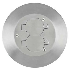 Middle Atlantic Round Carpet Duplex Flange NK - 895TCAL-NK