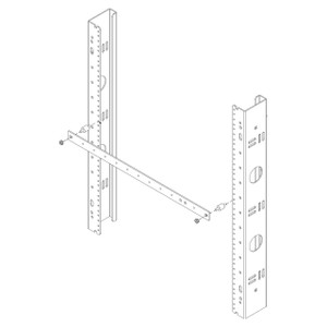 Vertiv Copper BUS BAR 19 in EIA TWO Barrel LUG - CBB-19THBL