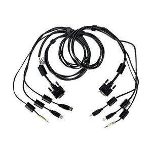 Vertiv USB Keyboard & Mouse & VGA Video Cable & Audio - 6 FT - CBL0088