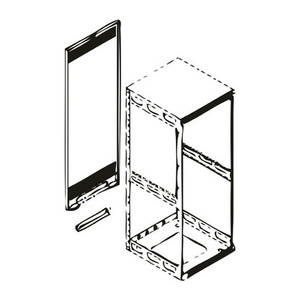 Middle Atlantic 1-GANG Duplex Plate - 8DP