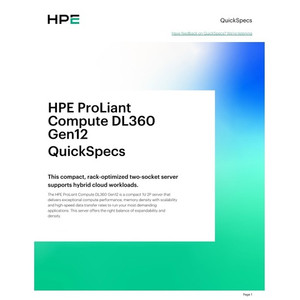 HPE Proliant Compute DL360 GEN12 MR932I-P 4EDSFF X4 BOX 5 PCIE SLOT1 Controller - P76510-B21