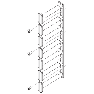 Vertiv Cable Management Fingers 4 in X 7 RU - CM-47
