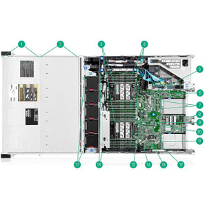 HPE DL360 G12 2SFF X4 BOX3 Ocpb CBL KIT - P77200-B21