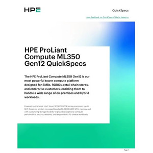 HPE ML350 G12 4LFF PCIE B1/2 CBL KIT - P77431-B21