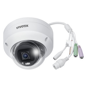 Vivotek FD9380-HF3 5MP Outdoor WDR Pro Night Vision IR PoE Fixed Dome IP Camera