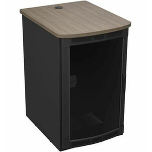 Middle Atlantic 19SP,27DEEP,Plexi Door & Studio Teak TOP