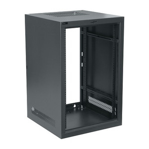 Middle Atlantic 12 Space BRK Series Rack 22 inches deep Wood Black Wood Grain Melamine