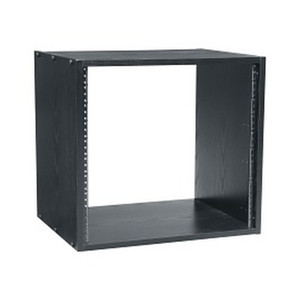 Middle Atlantic 8 Space (14) BRK Series Rack 18in. Deep Wood Black Wood Grain Melamine