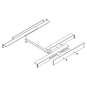 Vertiv Cabinet Shelf 19IN EIA 24-29 in Deep - ESF24-29