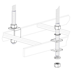 Vertiv Cable Runway Support Brackets - GL-CR-RSB58