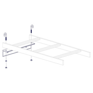 Vertiv Cable Runway Wall Termination KIT 24 in - GL-CR-WTK24