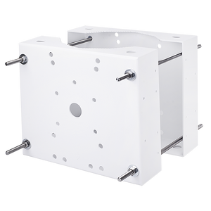 Vivotek AM-315 pole mount adapter for security cameras, black aluminum bracket