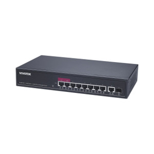 Vivotek AW-GEL-105A-110 8-Port Gigabit PoE High Power + 1-Port SFP Lite 110 W Managed Switch