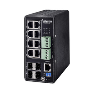 Vivotek AW-IHT-1271 8-Port Gigabit PoE Industrial Switch
