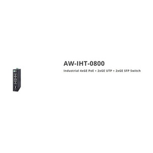 Vivotek AW-IHT-0800 Industrial 4-Port PoE++ Switch