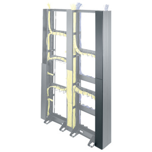 Middle Atlantic Rack Cable Organizer Cover 45 Rack Units Steel Black Finish - CK-45C