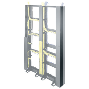 Middle Atlantic Rack End Cable Organizer 45 Rack Units Steel Black - CK-45E