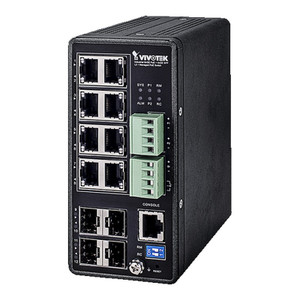 Vivotek AW-IHU-0200 Industrial 60W UPoE Gigabit Switch (view 3)