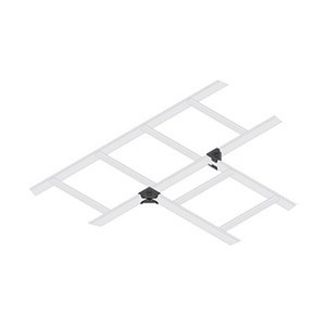 Middle Atlantic Horizontal 90 Degree Tee Splice Hardware Kit 6 Pairs Steel Black Zinc Coat Finish